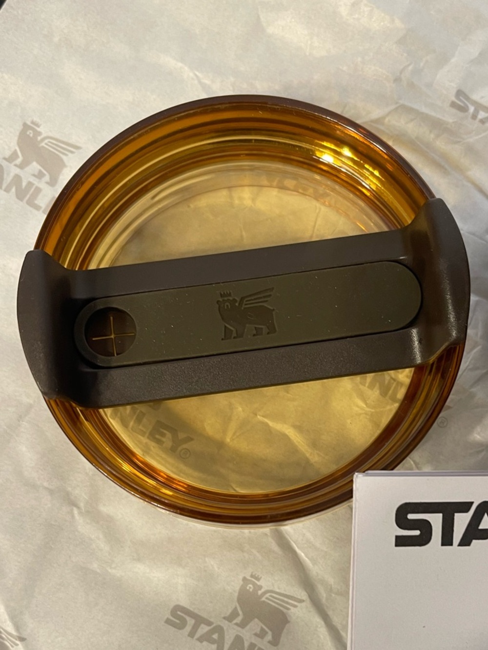 Stanley 40oz Brown 40oz Tumbler with Gold Accents - Picture 4 of 5